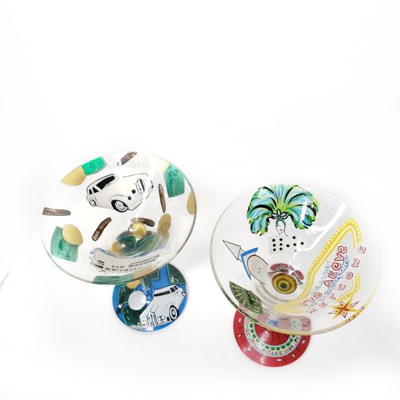 Set - Lolita Las Vegas and Lolita Millionaire Martini Glasses - Picture 4 of 11